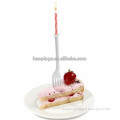 12Pcs unique birthday cake candles with fork